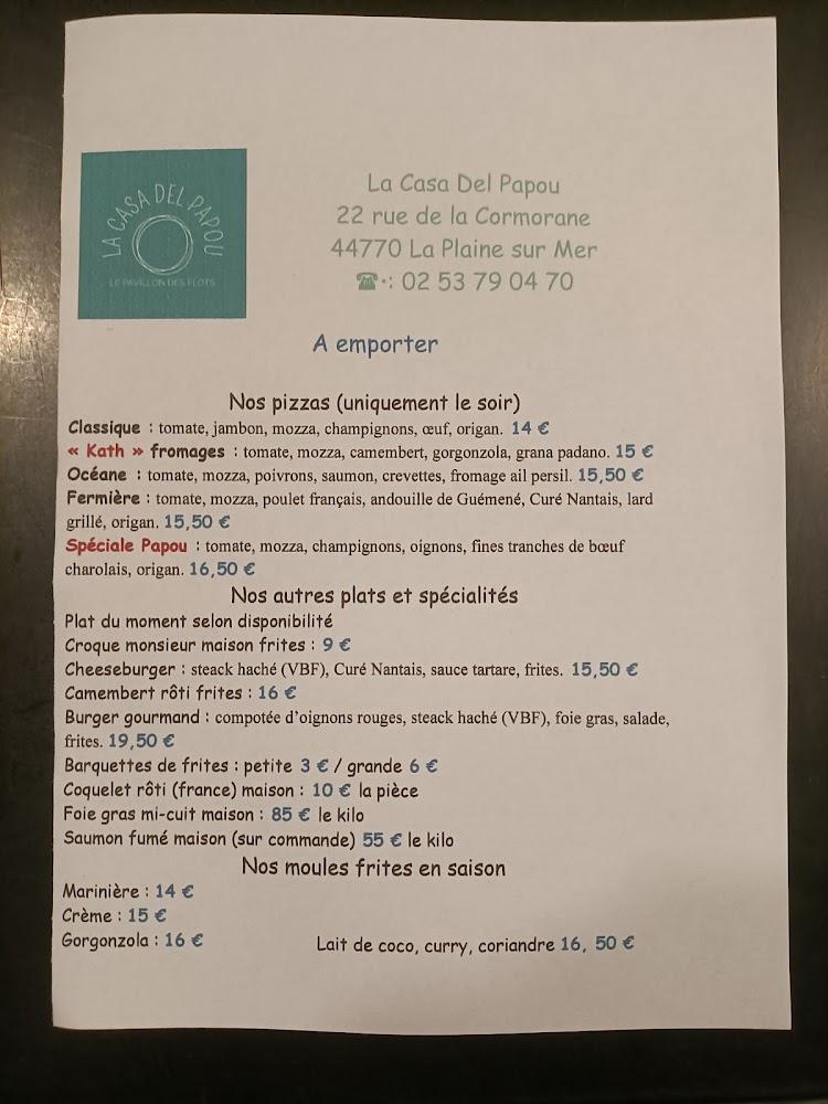 Le Pavillon des Flots - Menu Image 1
